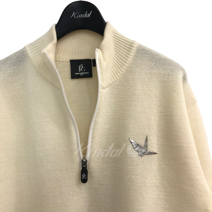 楽天市場】【中古】1piu1uguale3 golf「ZIP NECK KNIT」ハーフジップ  