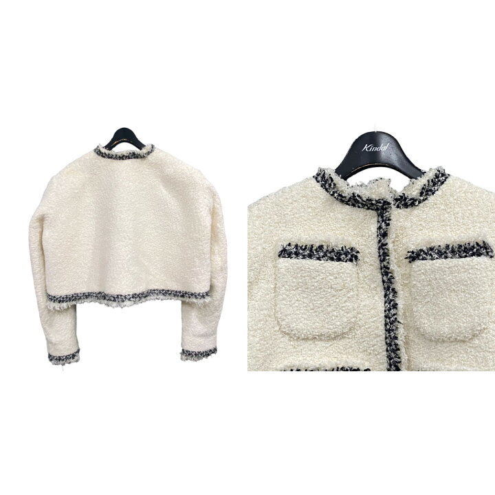 楽天市場】【中古】sacai｢TWEED JACKET｣ツイードジャケット ホワイト  