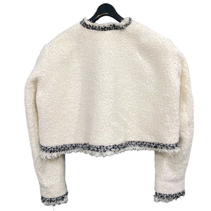 楽天市場】【中古】sacai｢TWEED JACKET｣ツイードジャケット ホワイト 