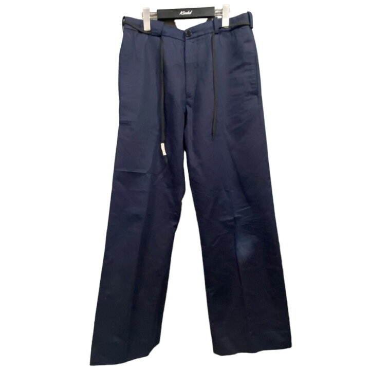 楽天市場】【中古】MARNI 23SS ドローコードパンツ ネイビー サイズ 