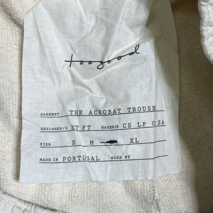 楽天市場】【中古】toogoodTHE ACROBAT TROUSER イージーパンツ 