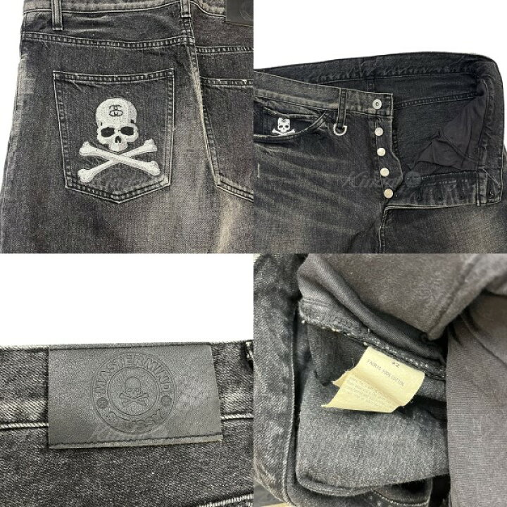 楽天市場】【中古】Stussy × mastermind ロゴ刺繍 デニム パンツ 
