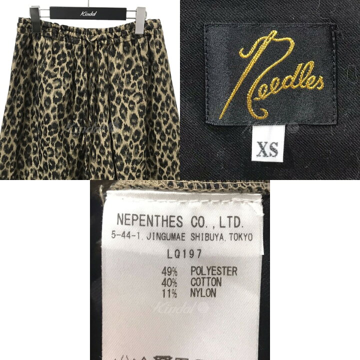 楽天市場】【中古】Needles レオパードジャガード柄 ヒザデルパンツ H 