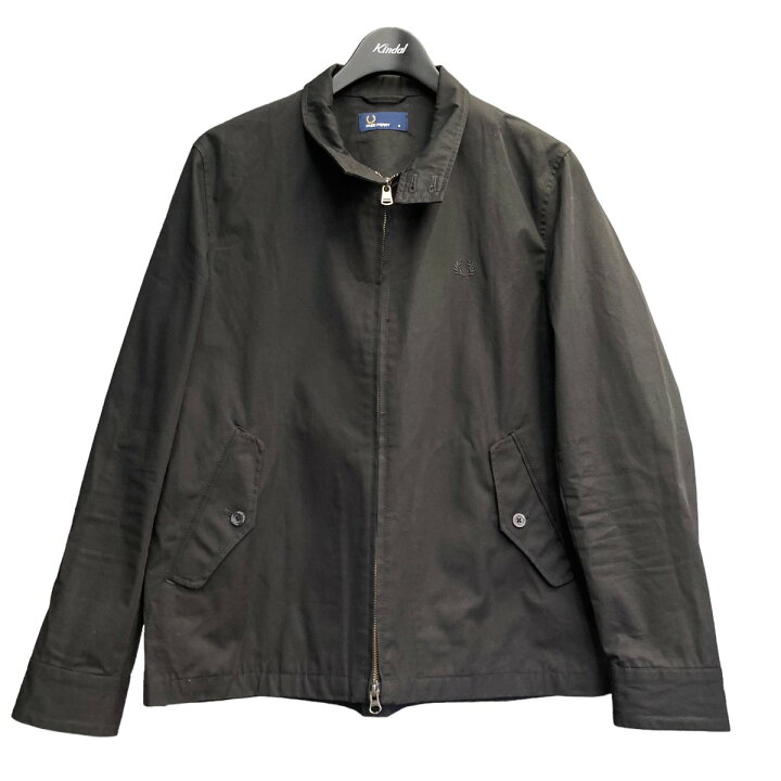 楽天市場】【中古】FRED PERRY ハリントンジャケット ブラック サイズ 