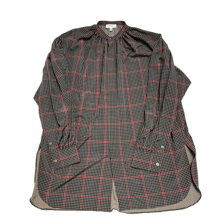 楽天市場】【中古】HYKE 21AW シャツブラウス PLAID GATHERED SHIRT 