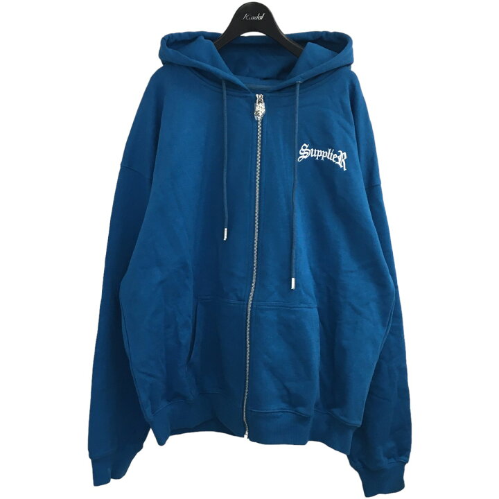 楽天市場】【中古】SUPPLIER ｢CROSS ZIP HOODIE｣ジップパーカー ブルー  