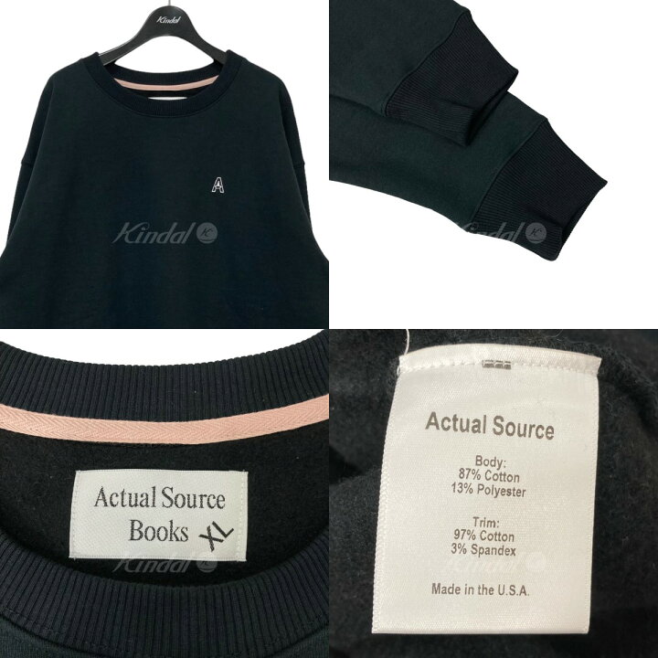 楽天市場】【中古】actual source books スウェット ネイビー サイズ 