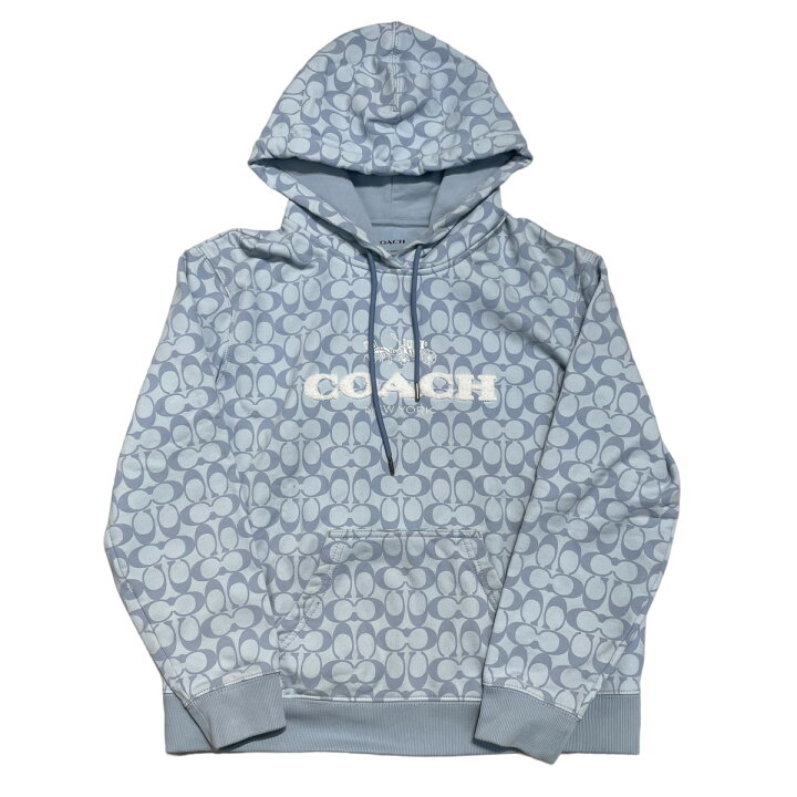COACH コーチ パーカー M ブルーグレー 【古着】【中古】（COACH  
