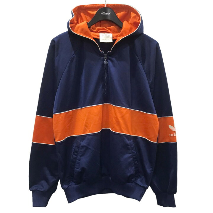 楽天市場】【中古】adidas90s ハーフジッププルオーバーパーカー 万 