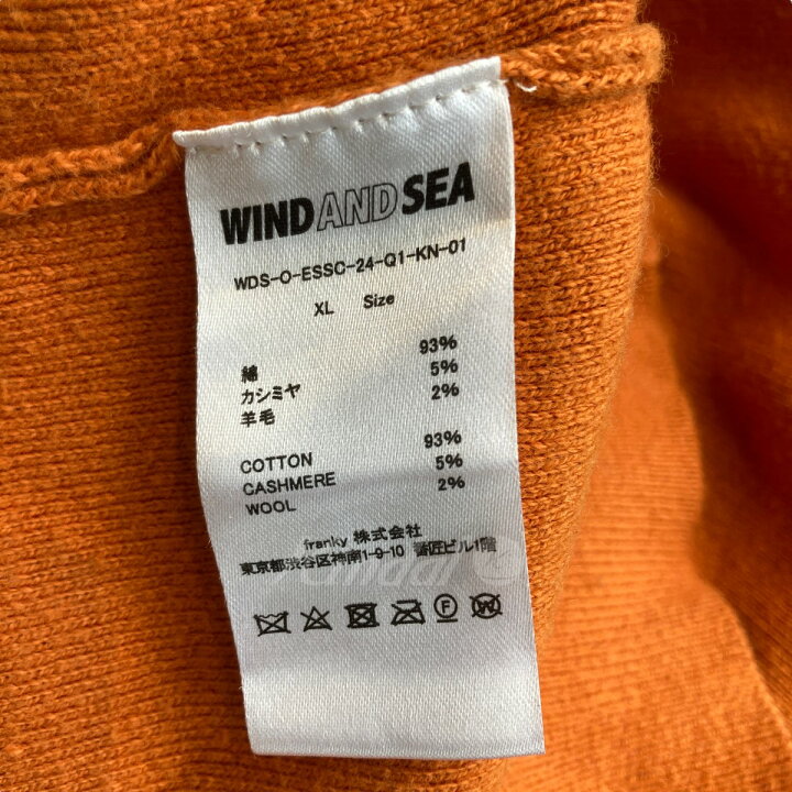 楽天市場】【中古】WIND AND SEA カシミヤ ニット オレンジ サイズ：XL 
