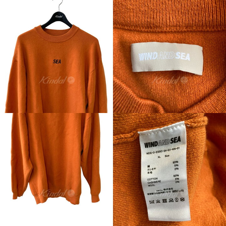楽天市場】【中古】WIND AND SEA カシミヤ ニット オレンジ サイズ：XL 