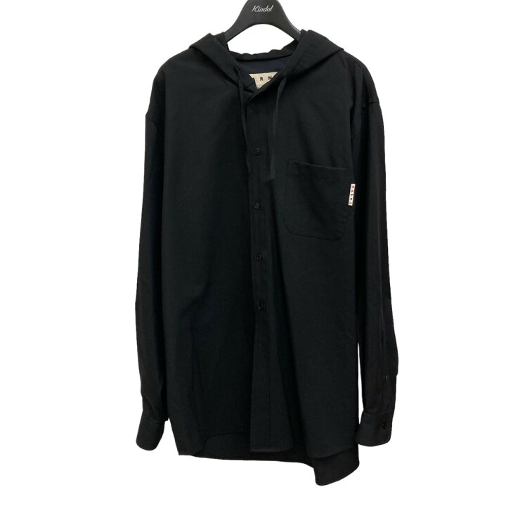 楽天市場】【中古】MARNI 21AW トロピカルウールオーバーフードシャツ 