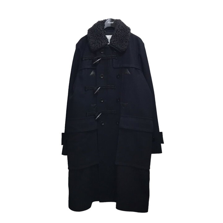 楽天市場】【中古】sacai21AW ダッフルコート 21-02619M ネイビー 