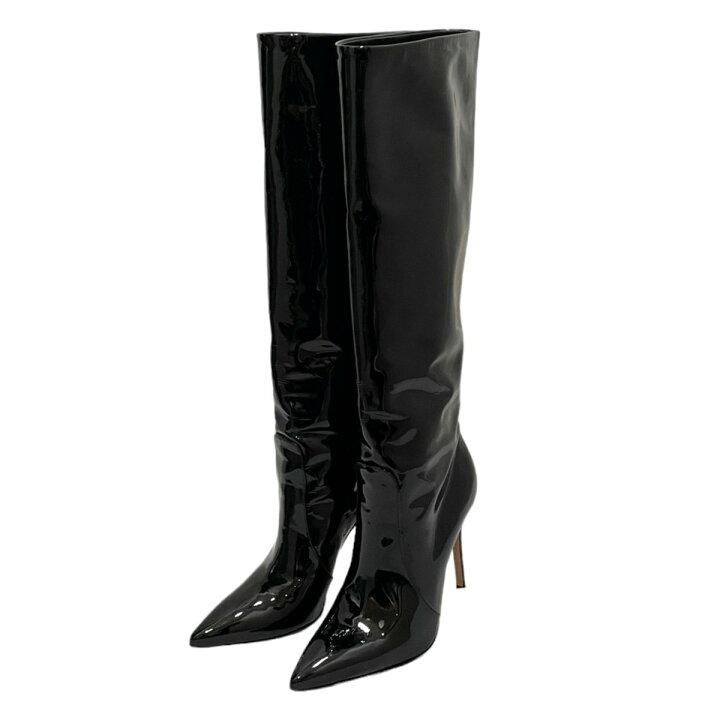 楽天市場】【中古】Gianvito Rossi パテントロングブーツ 