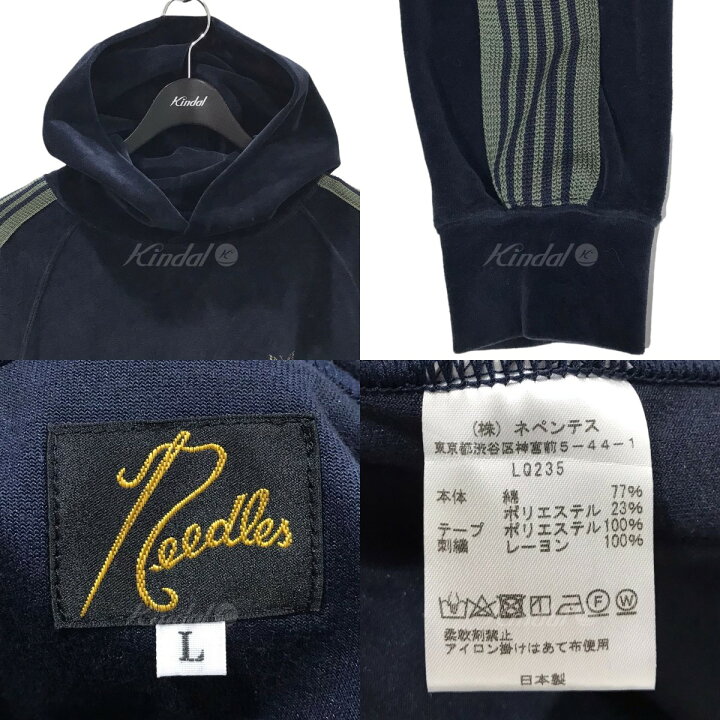 楽天市場】【中古】Needles ベロアプルオーバーパーカー Track Hoody 