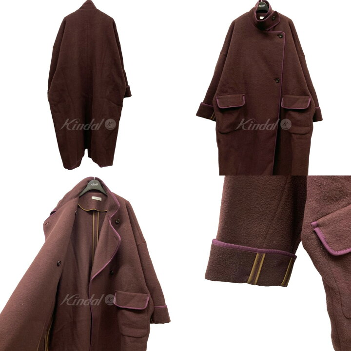 楽天市場】【中古】MATURED 「パイピングロングコート」スタンドカラー 