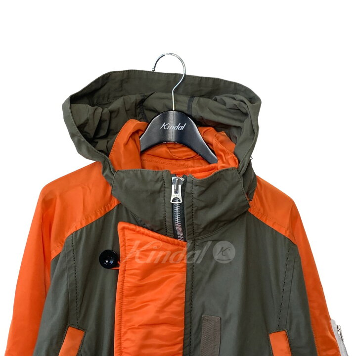楽天市場】【中古】sacai 19AW ハイブリッド ミリタリージャケット 19 
