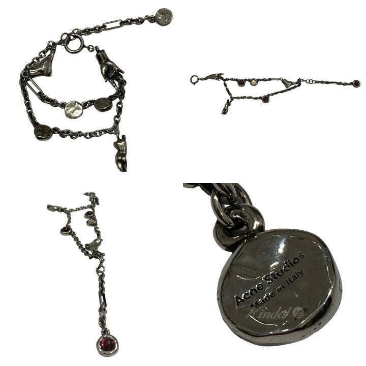 楽天市場】【中古】ACNE STUDIOS body parts チャームブレスレット 