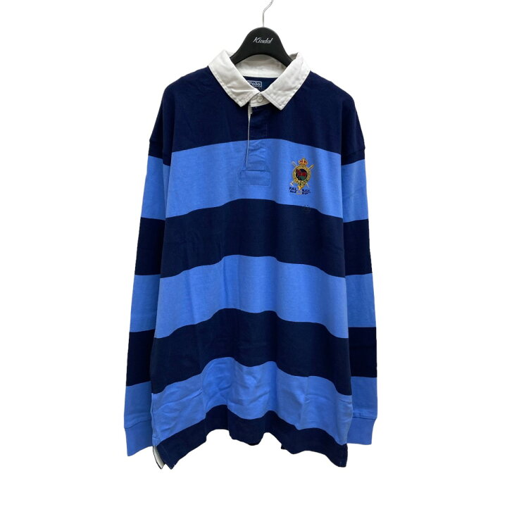 楽天市場】【中古】POLO RALPH LAUREN ラガーシャツ ネイビー×ブルー 