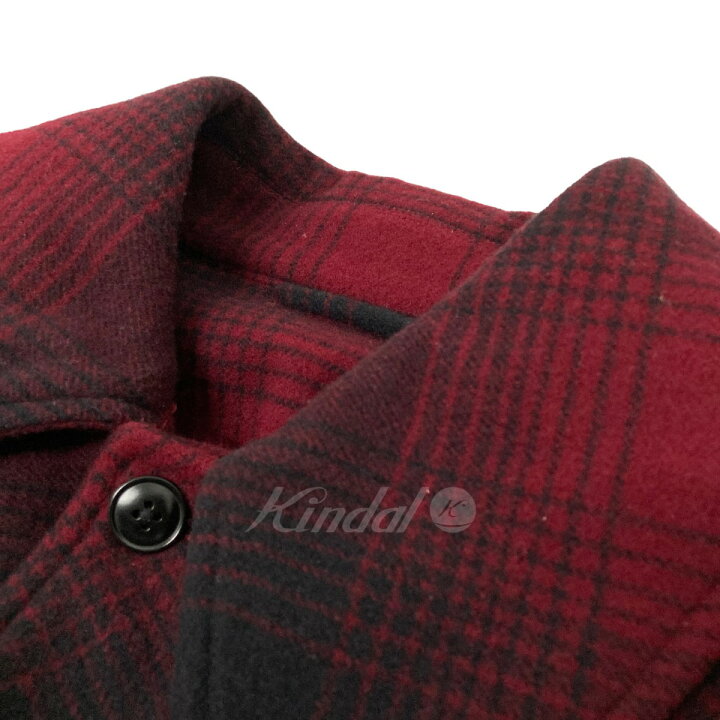 楽天市場】【中古】COMOLI ナッピングウールチェックマッキノー  