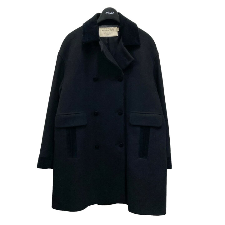 楽天市場】【中古】MAISON KITSUNE ウールコート KWO-0452-B ブラック 