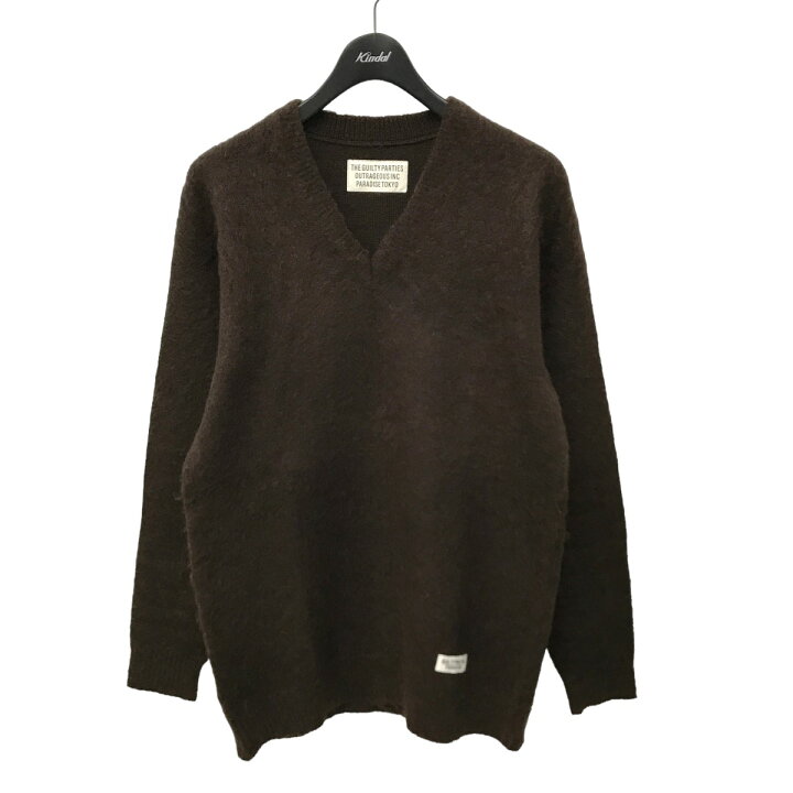 楽天市場】【中古】WACKO MARIAV NECK MOHAIR SWEATER Vネックモヘア 