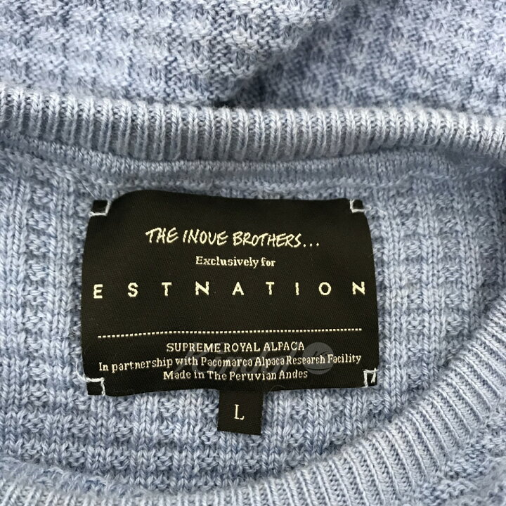 楽天市場】【中古】THE INOUE BROTHERS×ESTNATIONアルパカワッフル 