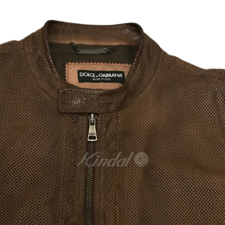 楽天市場】【中古】DOLCE＆GABBANAゴートレザー パンチングレザー 