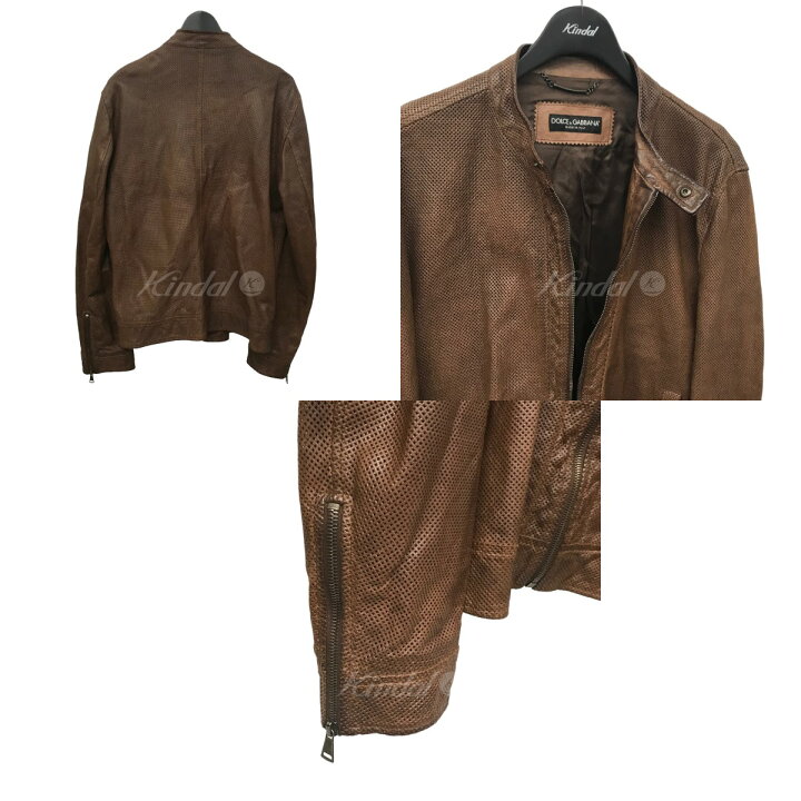楽天市場】【中古】DOLCE＆GABBANAゴートレザー パンチングレザー 