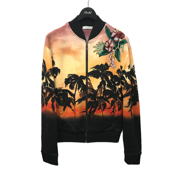 楽天市場】【中古】VALENTINOPalmtree jersey Bomber Jacket パーム  