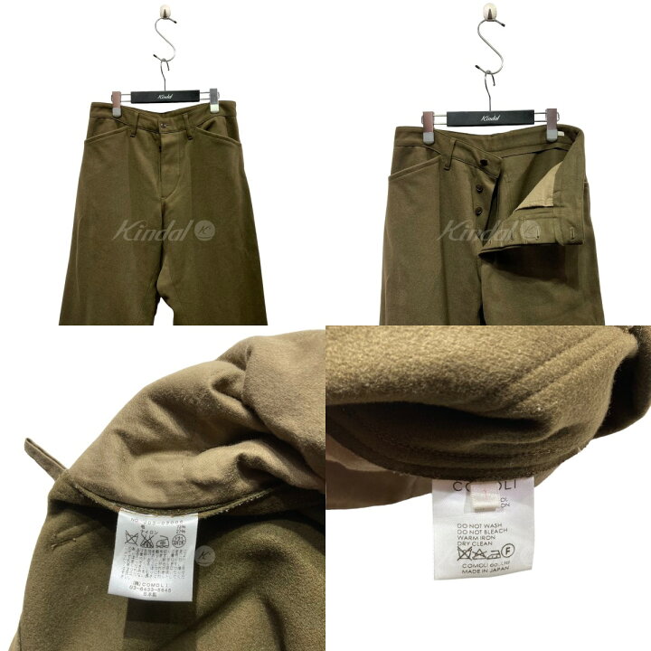 楽天市場】【中古】COMOLI フェルトンベルテッドパンツ J03-03006 