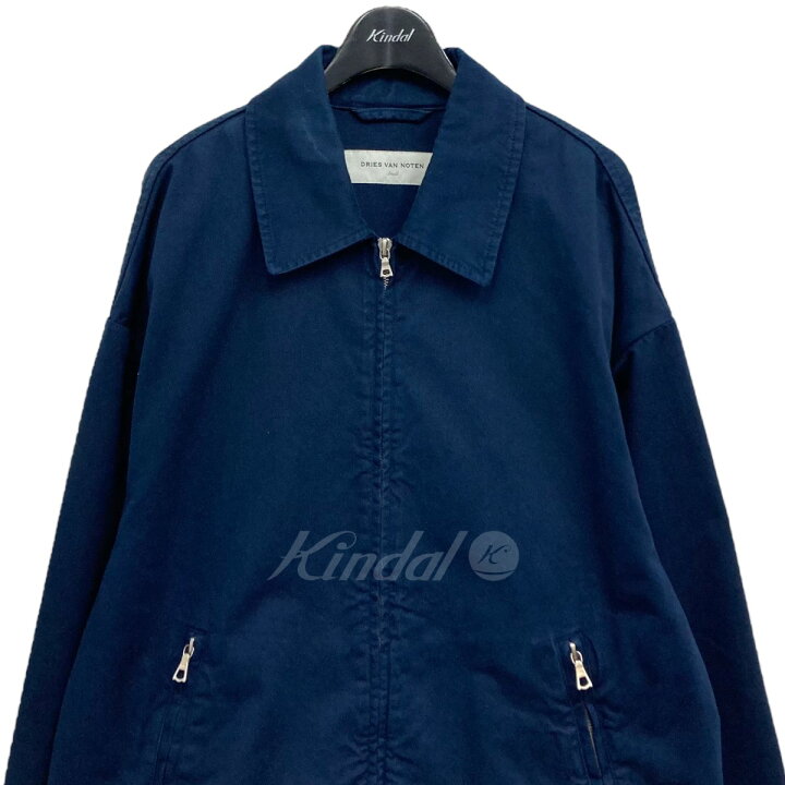 楽天市場】【中古】DRIES VAN NOTEN ジップアップジャケット ネイビー 
