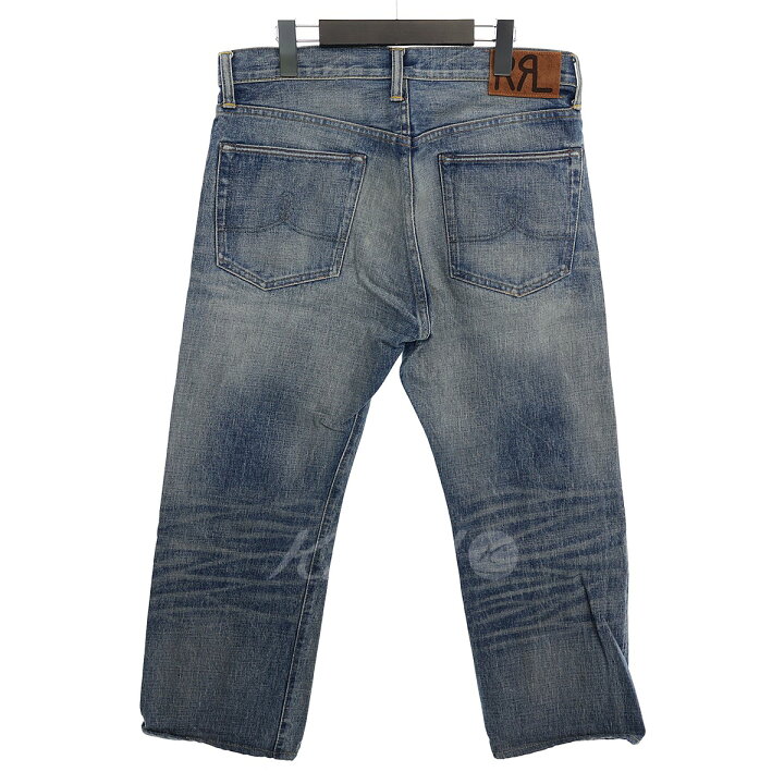 楽天市場】【中古】RRL ボタンフライデニムパンツ インディゴ サイズ 