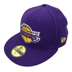 【中古】NEW ERA　Los Angeles Lakers キャップ ロサンゼルスレイカース パープル サイズ：7 1／4 【151223】（ニューエラ）