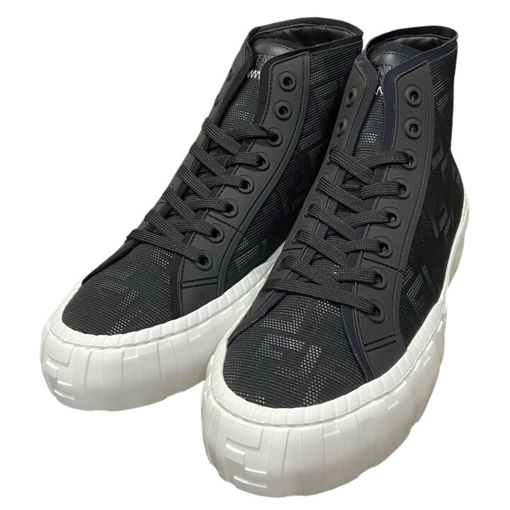 楽天市場】【中古】FENDI ズッカフォースハイカットスニーカー 