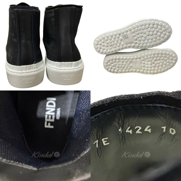 楽天市場】【中古】FENDI ズッカフォースハイカットスニーカー 