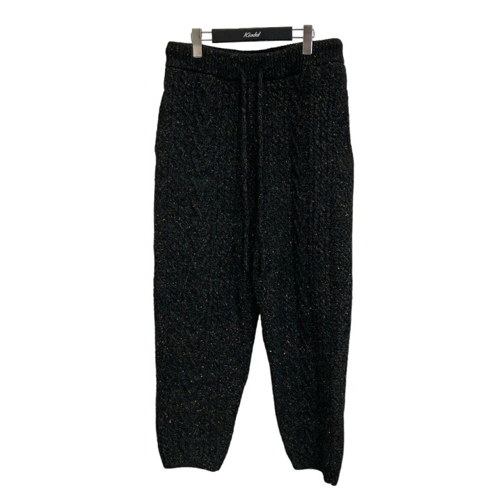 楽天市場】【中古】HERILL 22AW カシミヤネップケーブルニットパンツ 