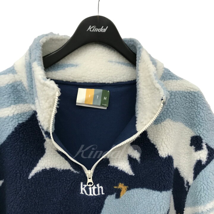 楽天市場】【中古】KITH21AW ハーフジップ ボアジャケット フリース 