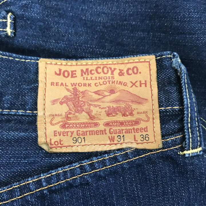 楽天市場】【中古】JOE McCOY 旧マッコイ 901 大戦モデル デニムパンツ 