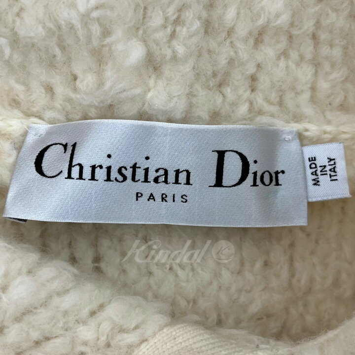 楽天市場】【中古】Christian Dior フリースポンチョ ホワイト サイズ 