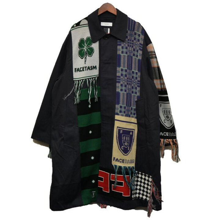 楽天市場】【中古】FACETASM サッカーマフラーコート ステンカラー 