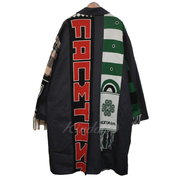 楽天市場】【中古】FACETASM サッカーマフラーコート ステンカラー 