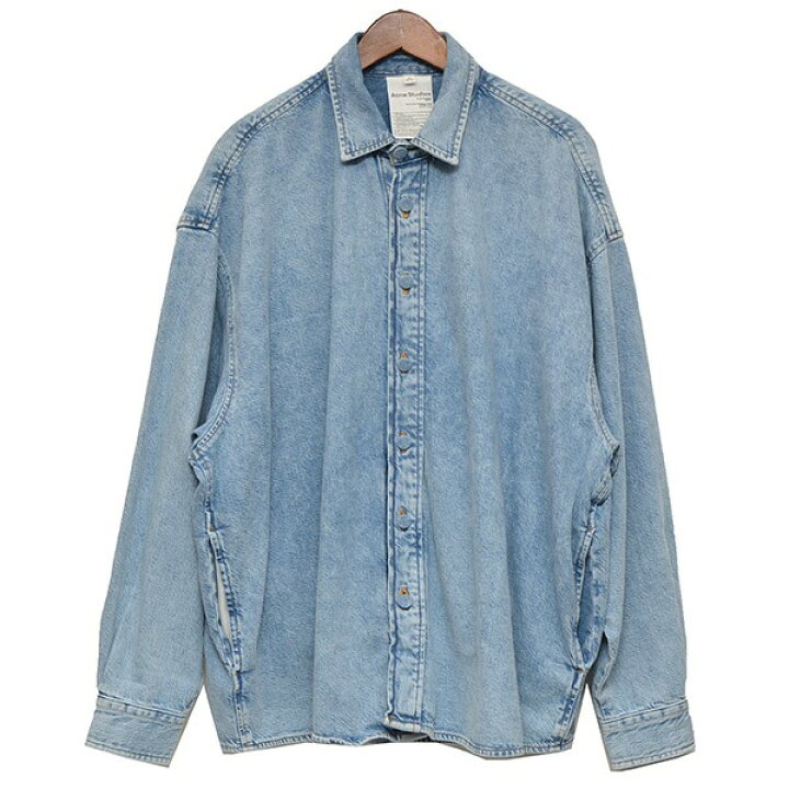 楽天市場】【中古】ACNE STUDIOSボタンアップデニムシャツ インディゴ 