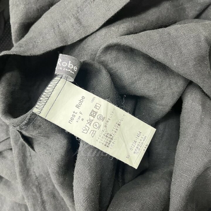 楽天市場】【中古】nest Robe 2023AW リネンバンドカラー ギャザー 