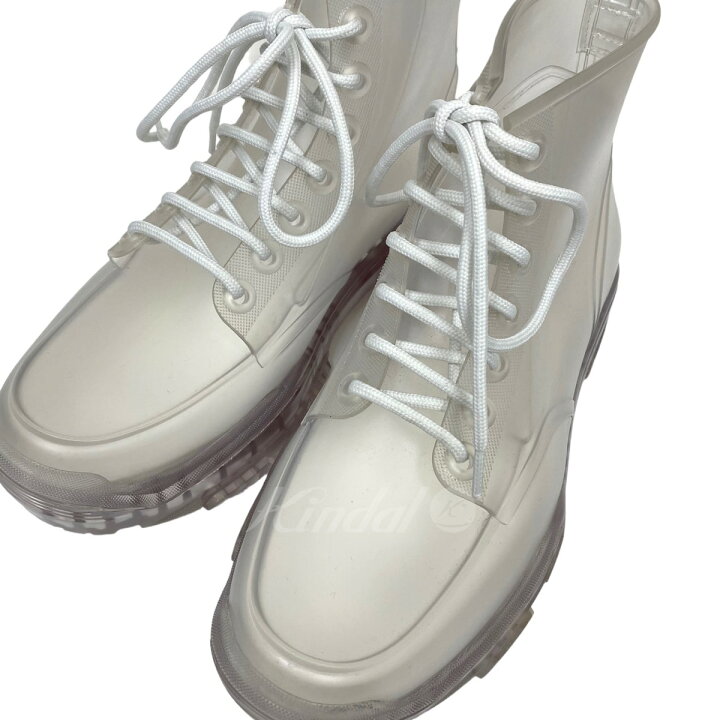 楽天市場】【中古】DIOR×Daniel Arsham Clear Rubber Bootsクリア 