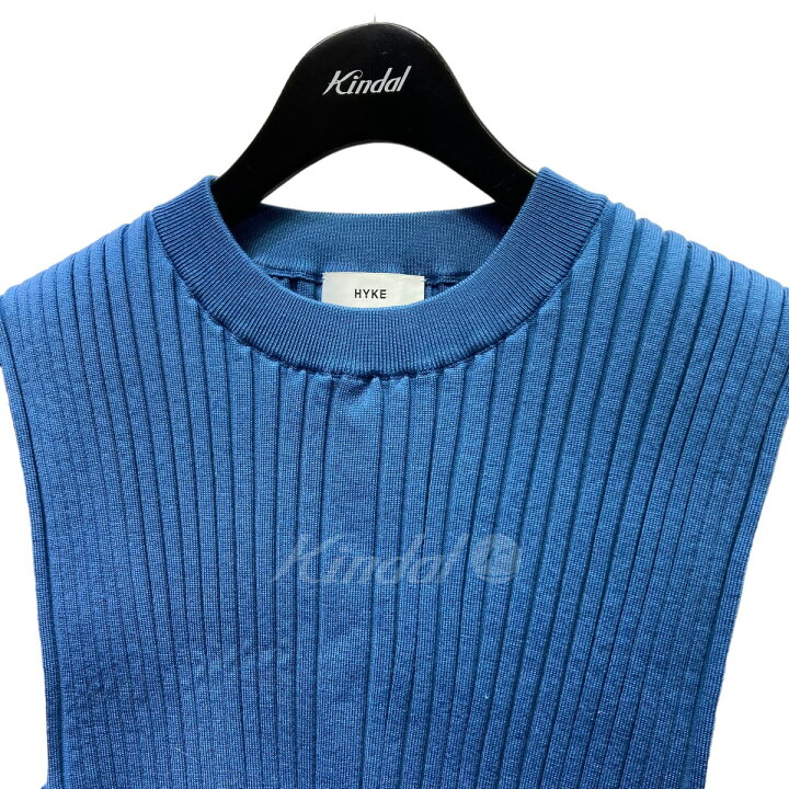 楽天市場】【中古】HYKE22AW／WIDE RIBBED CROPPED VEST ベスト 222 