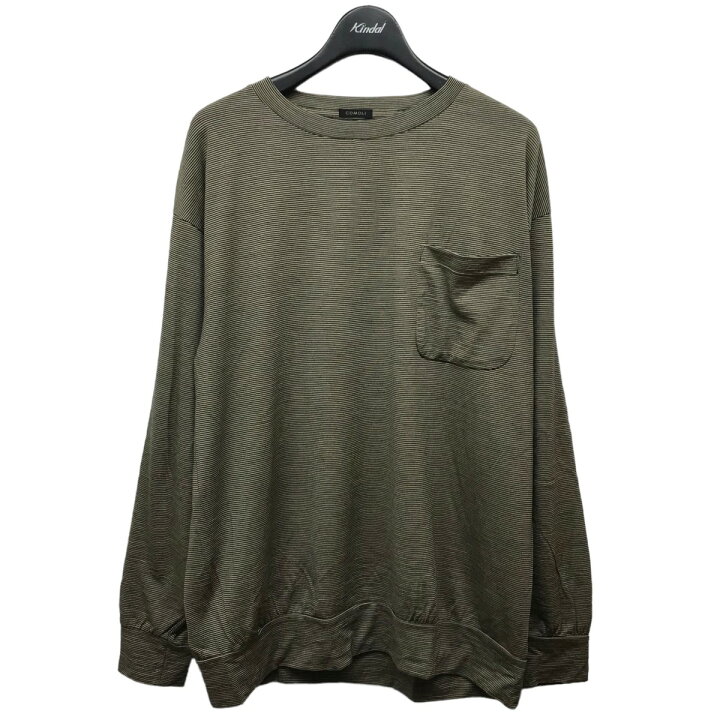 楽天市場】【中古】COMOLI ウール天竺長袖クルーTシャツ ボーダー 
