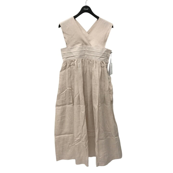 楽天市場】【中古】HYKE 22SS LINEN MAXI DRESS ノースリーブリネン 