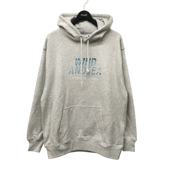 楽天市場】【中古】WIND AND SEAロゴプリント プルオーバーフーディー 