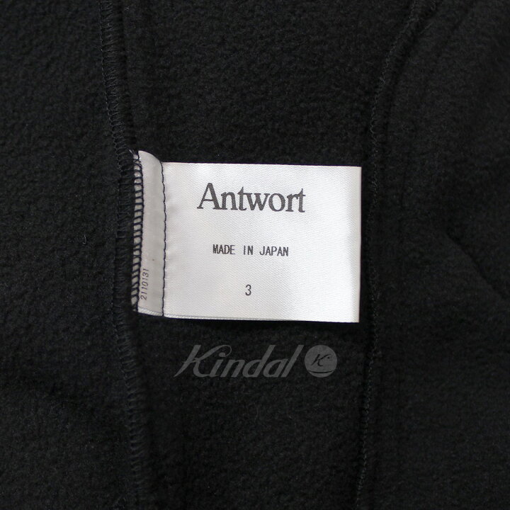 楽天市場】【中古】Antwort 23AW BLACK FLEECE JACKET ブラック 